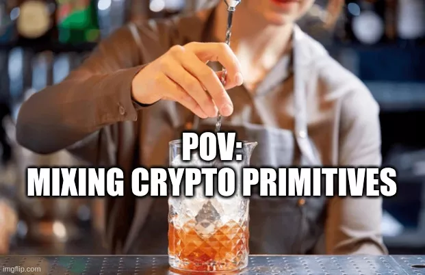 Mixing crypto primitives