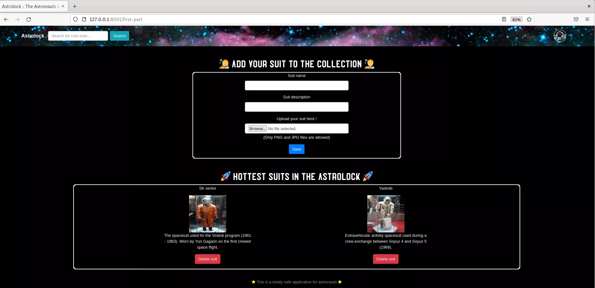 Application screenshot