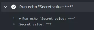 Secret provided to the runner.