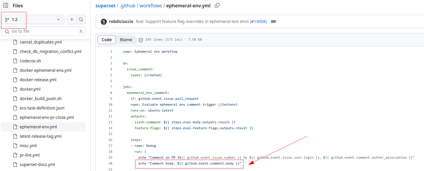 Apache superset expression injection.