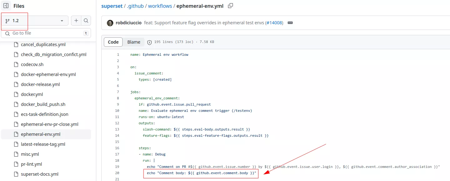 Apache superset expression injection.