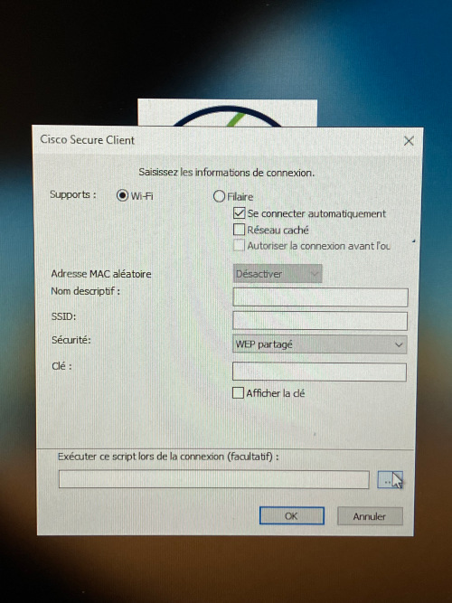 Adding new network options.