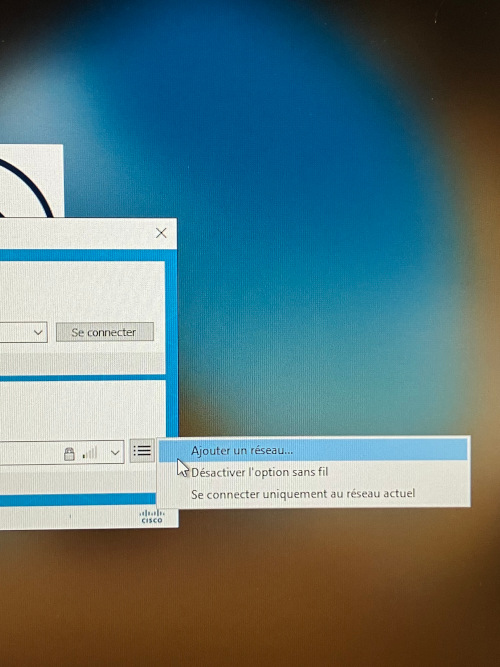 Adding network WiFi