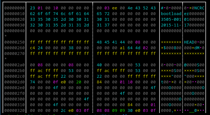 First part of dump