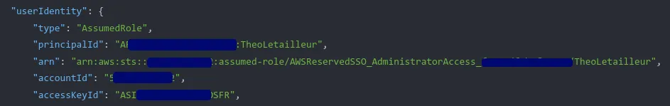 Événement CloudTrail sur la source eks.amazonaws.com