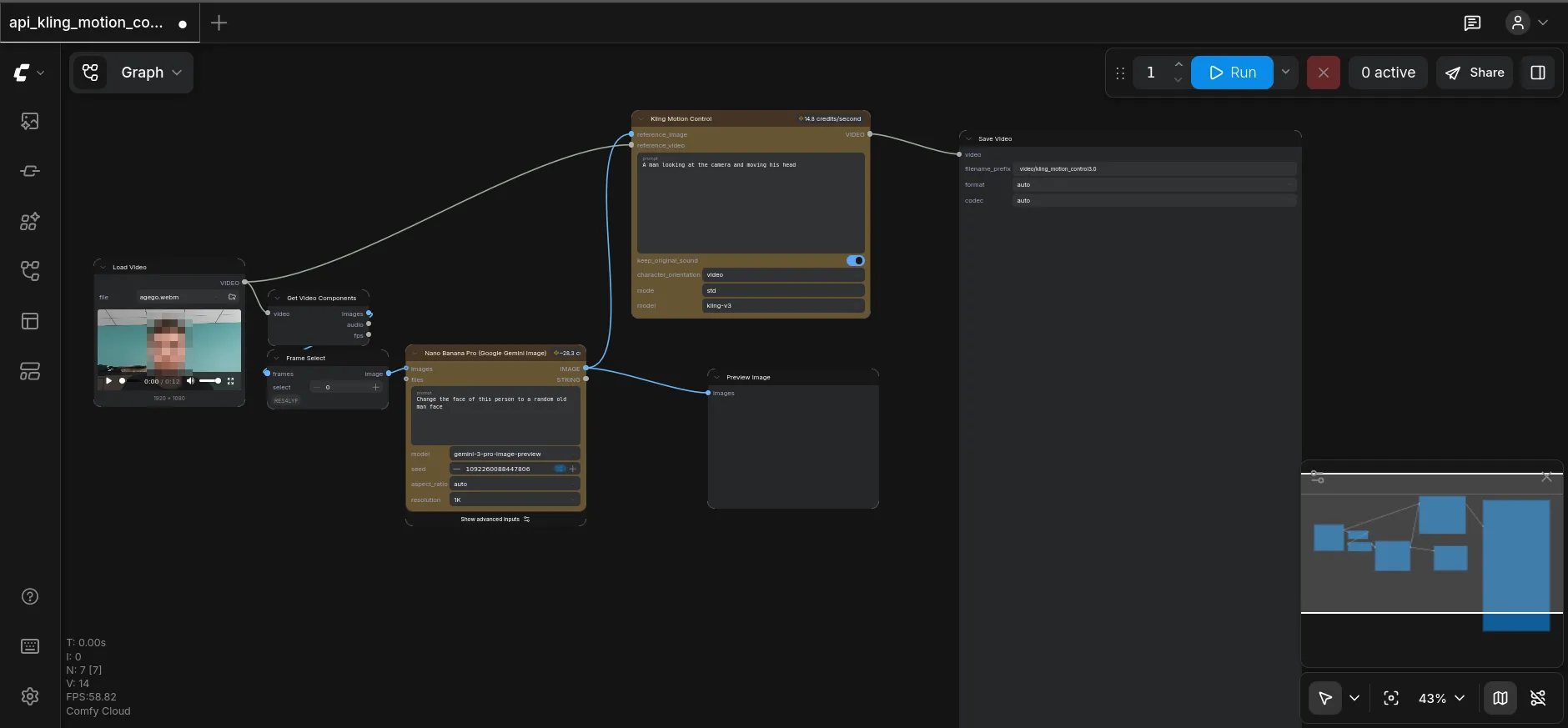 ComfyUI workflow.
