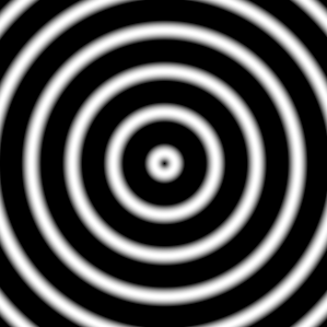 Jiffle generated concentric circles