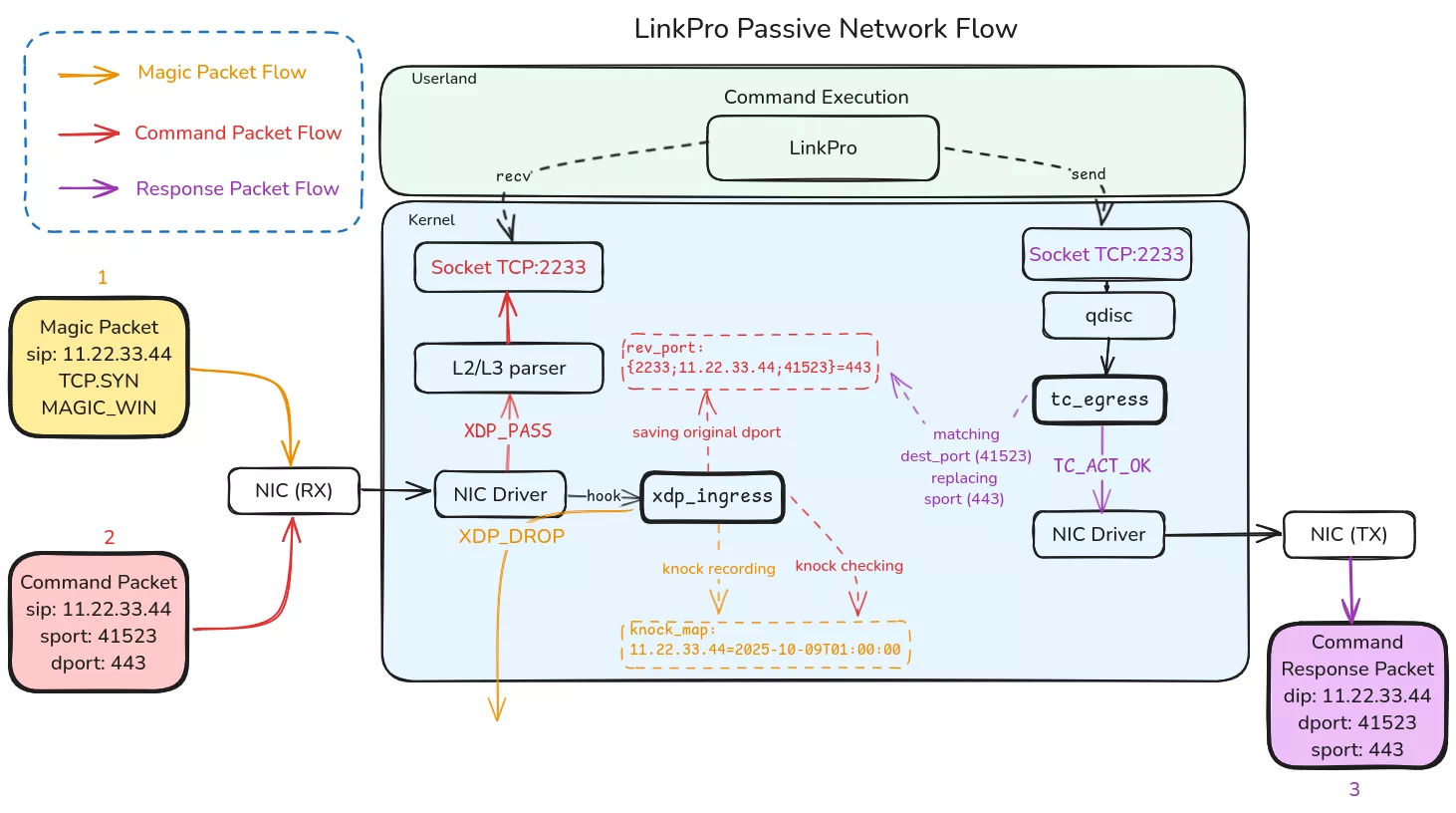 LinkPro Network Packet Processing