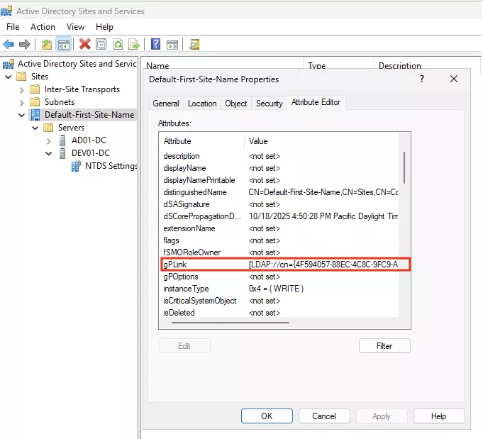 gplink site modified