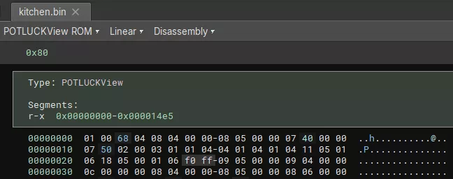 Binary Ninja load view
