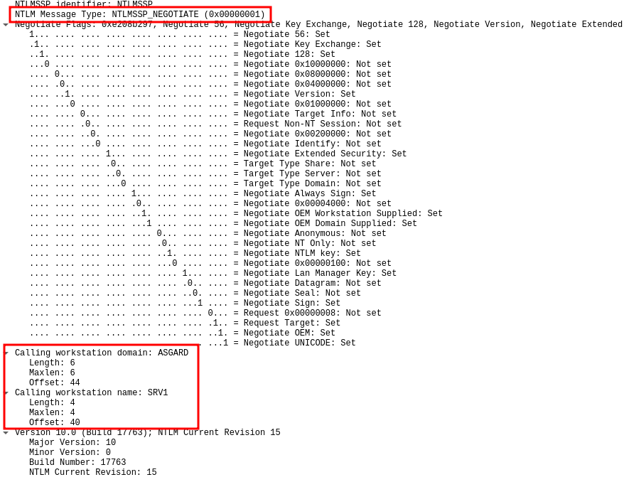 NTLM_NEGOTIATE message when the relay worked.