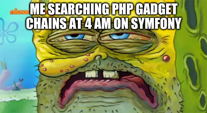 Looking for symfony POP chain be like.