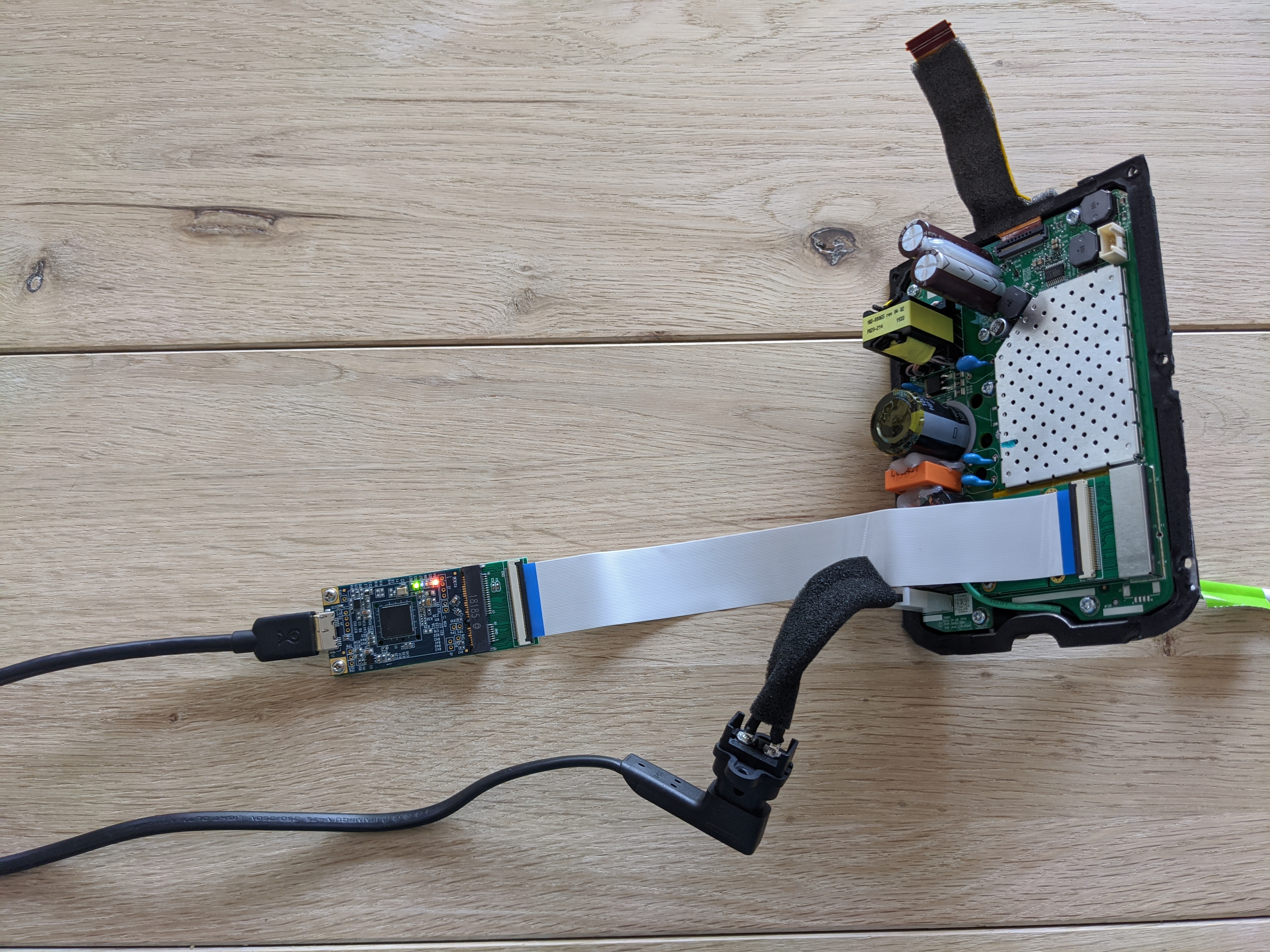FPGA connected to the Sonos One smart speaker