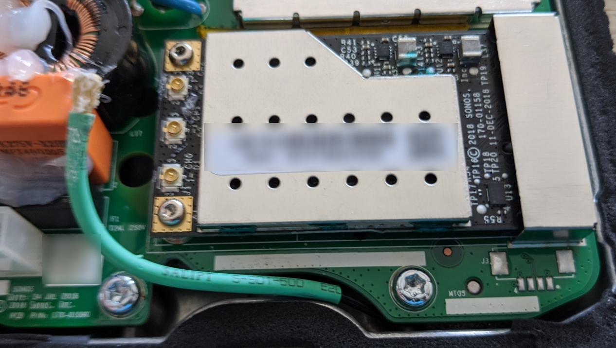 Sonos One PCI-e connector