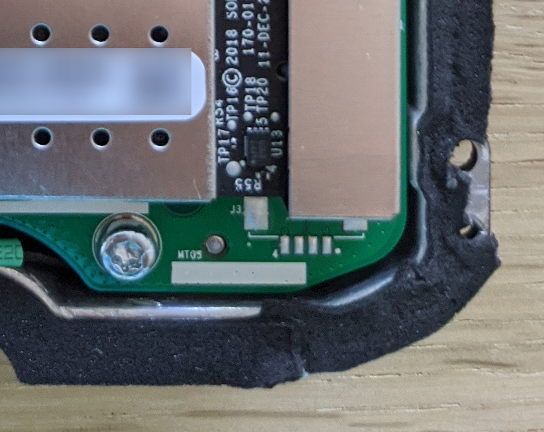 UART unpopulated connector