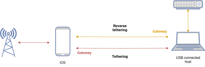 Tethering and reverse tethering