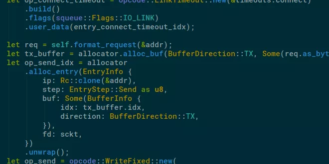 io_uring scanner code