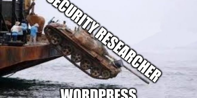 Security researcher diving in WordPress