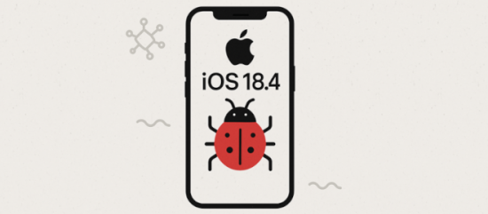 Image d'un iPhone sous iOS 18.4